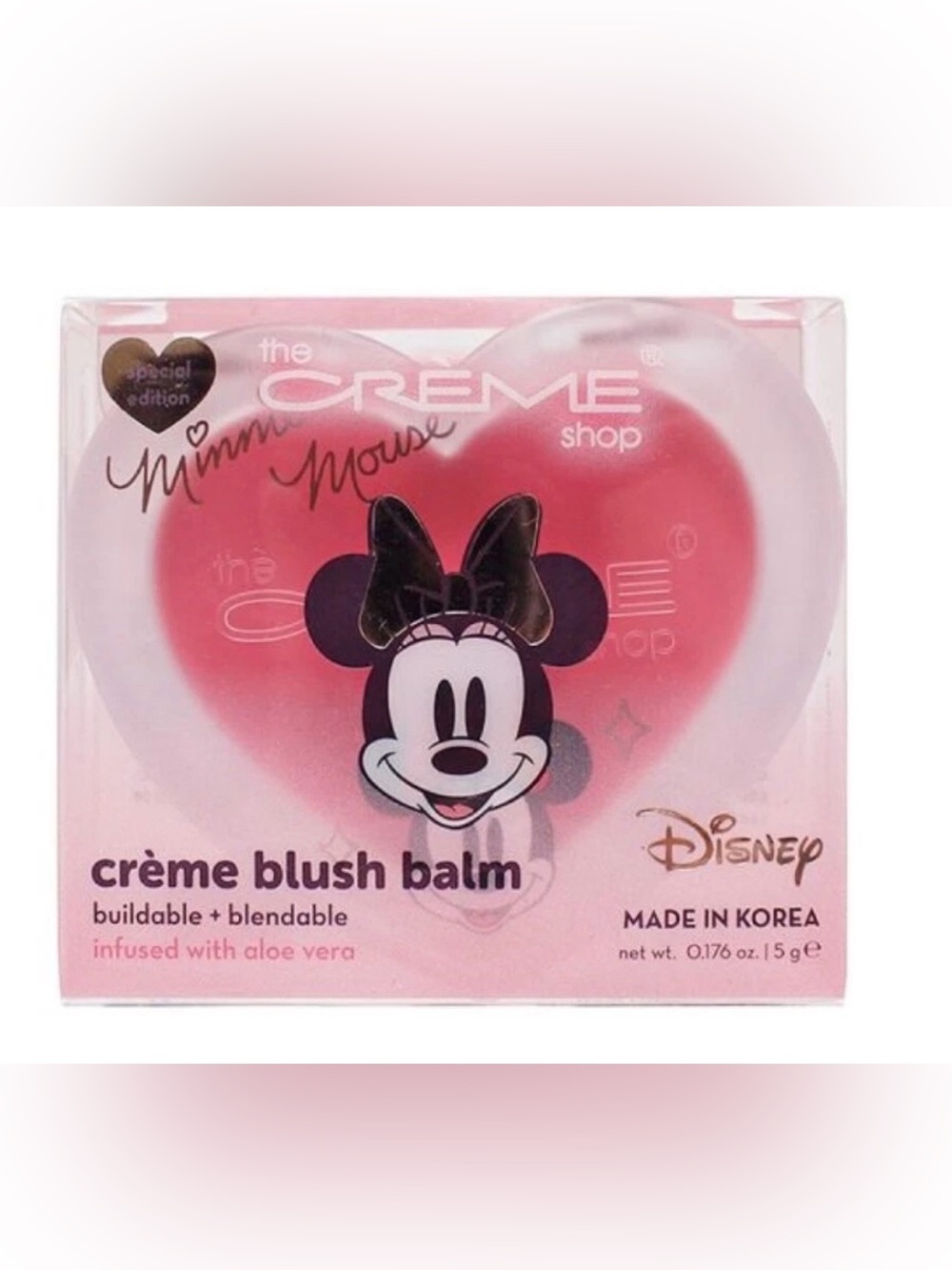 The Crème Shop | Disney Minnie: Cream Blush Balm in "Date Night"